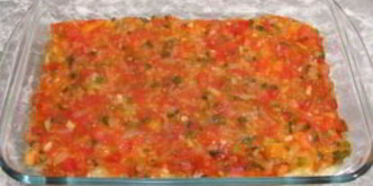 Шаг 17: лазаний с помидорами, сыром и ветчиной