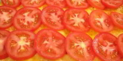 Шаг 23: лазаний с помидорами, сыром и ветчиной