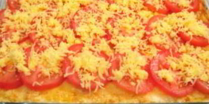 Шаг 24: лазаний с помидорами, сыром и ветчиной