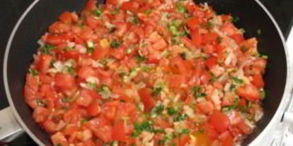 Шаг 5: лазаний с помидорами, сыром и ветчиной