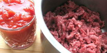 Шаг 3: лазаний с рагу болоньезе, грибами и моцареллой