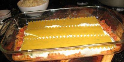 Шаг 50: лазаний с сыром