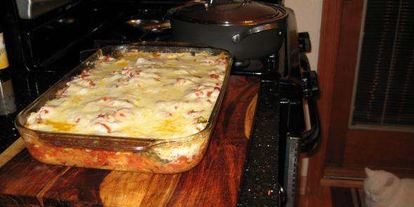 Шаг 68: лазаний с сыром