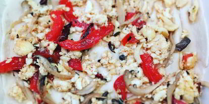 Шаг 8: лазаний с вешенками и адыгейским сыром под соусом бешамель