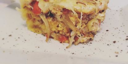 Шаг 9: лазаний с вешенками и адыгейским сыром под соусом бешамель