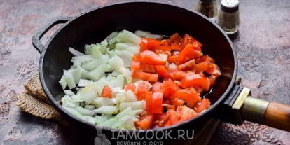 Шаг 2: лазаний с ветчиной и сыром