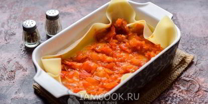 Шаг 9: лазаний с ветчиной и сыром