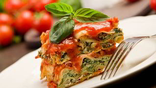 Рецепт Лазаний со шпинатом и рикоттой