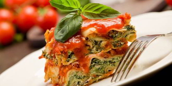 Рецепт лазаний со шпинатом и рикоттой