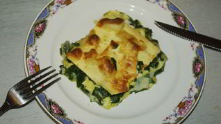 Рецепт Лазаний со шпинатом