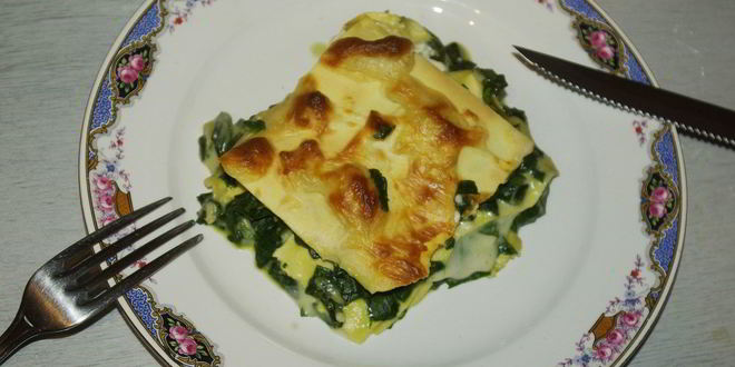 Рецепт лазаний со шпинатом