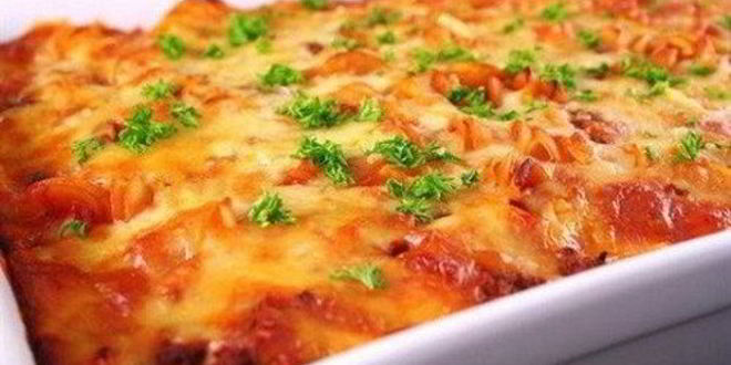 Рецепт Ленивой мясной лазанья с грибамииз лаваша