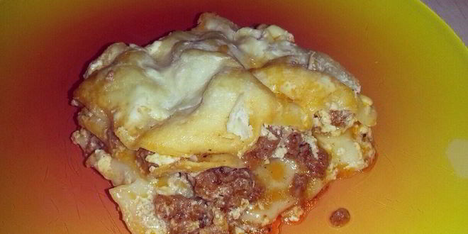 Рецепт мясной лазанья с пармезаном