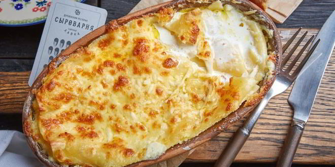 Рецепт сырной лазанья
