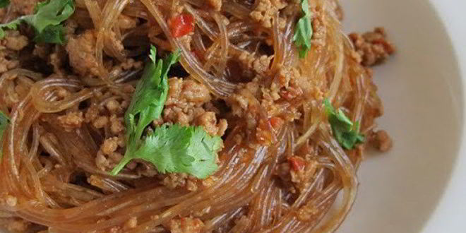 Рецепт мы йи шанг шу — стеклянной лапши с мясом