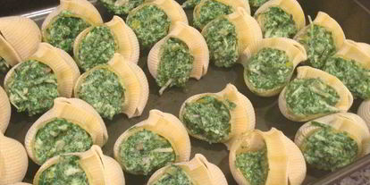 Шаг 5: фаршированной пасты lumaconi по-итальянски