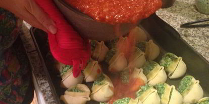 Шаг 7: фаршированной пасты lumaconi по-итальянски