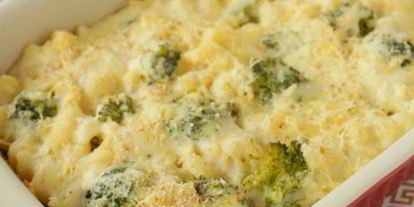 Шаг 7: гратен из макарон, куриной грудки и брокколи