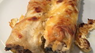 Рецепт Каннеллонь с грибами