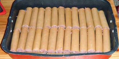 Шаг 31: каннеллонь с мясом и грибами