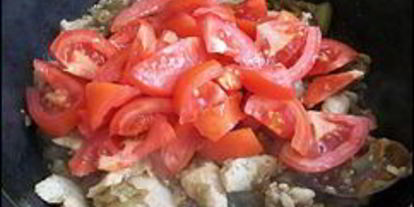 Шаг 7: макарон с курицей и баклажанами