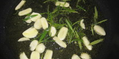 Шаг 6: макарон с шампиньонами