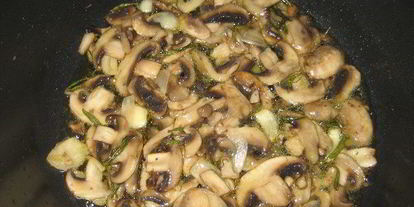 Шаг 7: макарон с шампиньонами