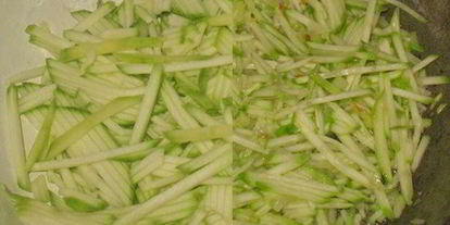 Шаг 1: макарон с соусом из кабачков