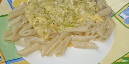 Шаг 3: макарон с соусом из кабачков