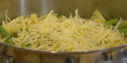 Шаг 8: макарон со спаржей