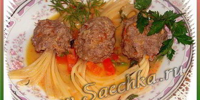 Рецепт осьминожек со спагетти