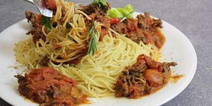 Шаг 7: пасты болоньезе