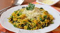 Рецепт Пасты орзо со шпинатом