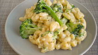 Рецепт Пасты с брокколи в сырном соусе