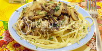 Шаг 8: пасты с грибами