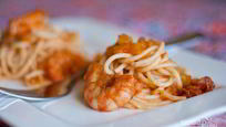 Рецепт Пасты с креветками