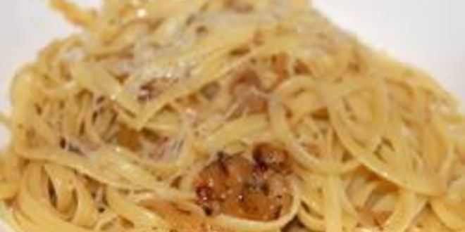 Рецепт пасты с луком