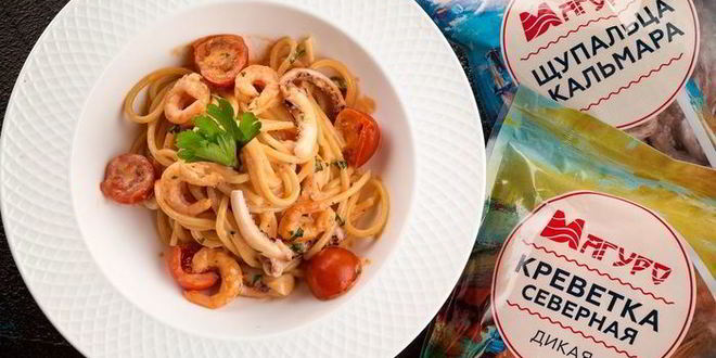 Рецепт пасты с морепродуктами