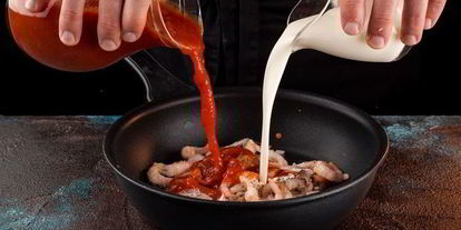 Шаг 4: пасты с морепродуктами