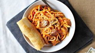 Рецепт Пасты с сосисками