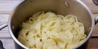 Шаг 7: пасты с ветчиной и грибами