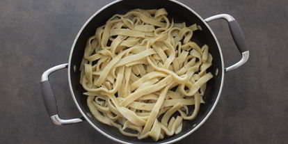 Шаг 4: сливочной пасты с лесными грибами