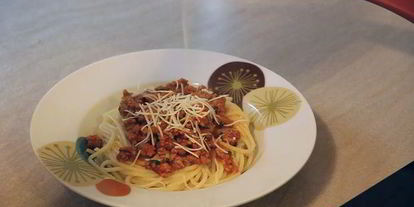 Шаг 12: спагетти под соусом болоньезе