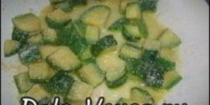 Шаг 2: спагетти с креветками и цукини