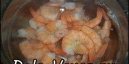 Шаг 4: спагетти с креветками и цукини