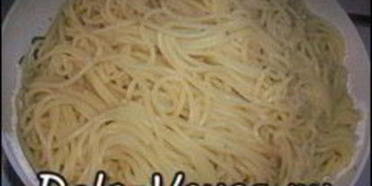 Шаг 9: спагетти с креветками и цукини