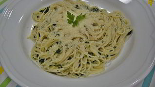 Рецепт Спагетти с зеленью