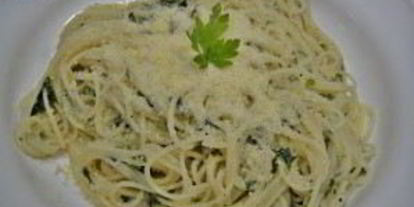 Шаг 5: спагетти с зеленью