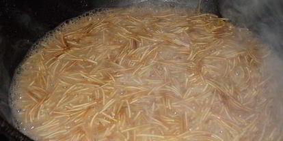 Шаг 4: жареная вермишель, блюдо студента-медика