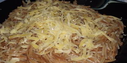 Шаг 7: жареная вермишель, блюдо студента-медика